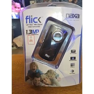 NAXA Camcorder 1.44 Flick Mini Digital Video NIB 1.3 MP Built In Speaker Vintage
